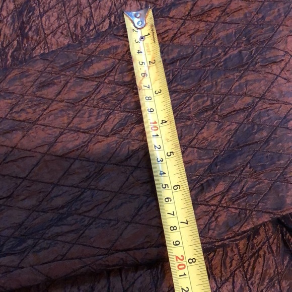 Coldwater Creek size large dark bronze quilted button down jacket - Picture 9 of 9